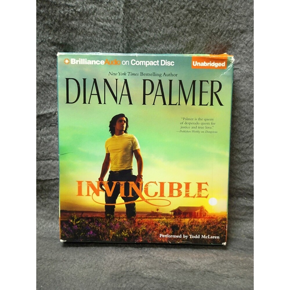 Diana Palmer Invincible CD Audiobook Brilliance Audio Unabridged 8 CDs
